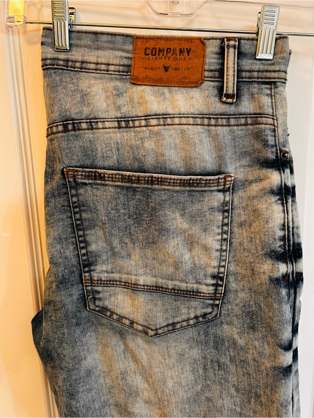Company 81 light acid wash
 Men's Skinny Fit Jeans
